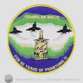 Weapon System Patch, Aircraft Patch : F-4 Phantom II 50th Anniversary.
