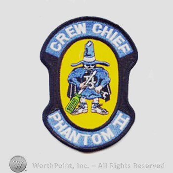 Weapon System Patch, Aircraft Patch : F-4 Phantom II Crew Chief.