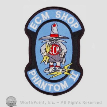 Weapon System Patch, Aircraft Patch : F-4 Phantom II Electronic Countermeasures Shop.