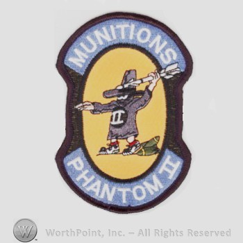 Weapon System Patch, Aircraft Patch : F-4 Phantom II Munitions.