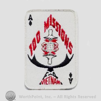 Weapon System Patch, Aircraft Patch : F-4 Phantom II Vietnam 100 Hundred Missions.