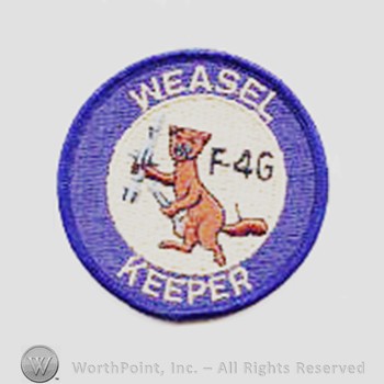 Weapon System Patch, Aircraft Patch : F-4G Wild Weasel Crew Chief.