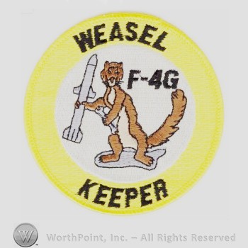 Weapon System Patch, Aircraft Patch : F-4G Wild Weasel Crew Chief.
