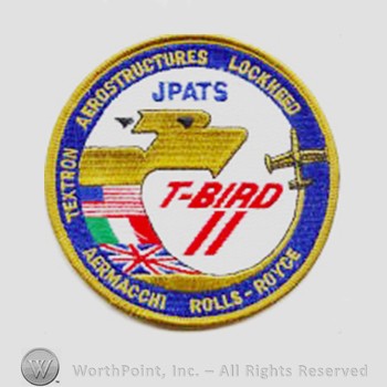 Weapon System Patch, Aircraft Patch : Joint Primary Air Training System T-Bird II.