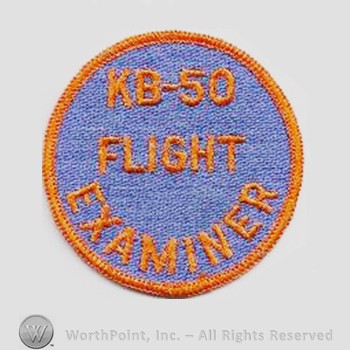 Weapon System Patch, Aircraft Patch : KB-50 Superfortress Flight Examiner.