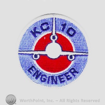 Weapon System Patch, Aircraft Patch : KC-10 Extender Flight Engineer.