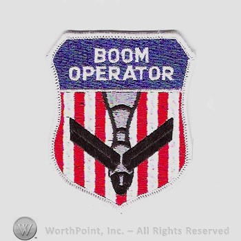 Weapon System Patch, Aircraft Patch : KC-135 Stratotanker Boom Operator.