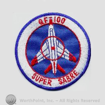 Weapon System Patch, Aircraft Patch : QF-100 Super Sabre.
