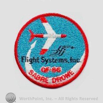 Weapon System Patch, Aircraft Patch : QF-86 Sabre.