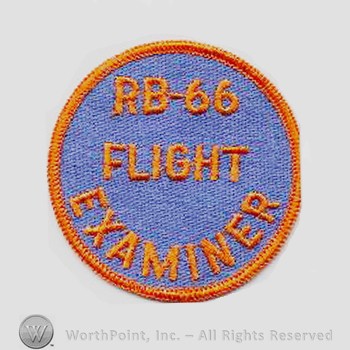 Weapon System Patch, Aircraft Patch : RB-66 Destroyer Flight Examiner.