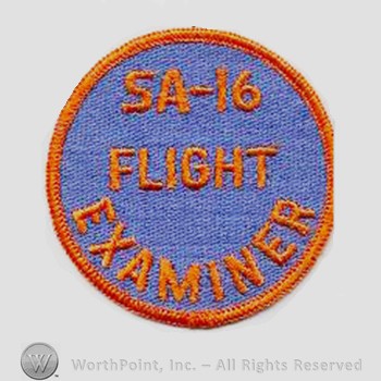 Weapon System Patch, Aircraft Patch : SA-16 Albatross Flight Examiner.