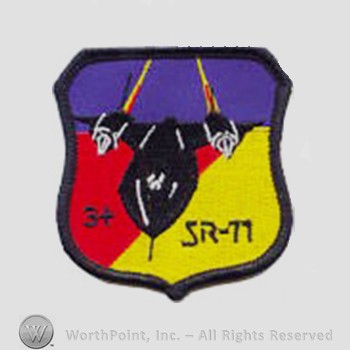 Weapon System Patch, Aircraft Patch : SR-71 Blackbird.