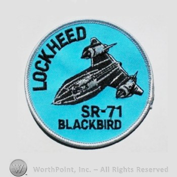 Weapon System Patch, Aircraft Patch : SR-71 Blackbird.