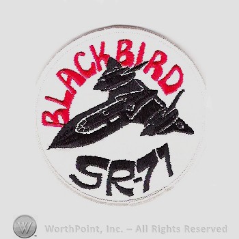 Weapon System Patch, Aircraft Patch : SR-71 Blackbird.