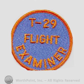 Weapon System Patch, Aircraft Patch : T-29 Flying Classroom Flight Examiner.