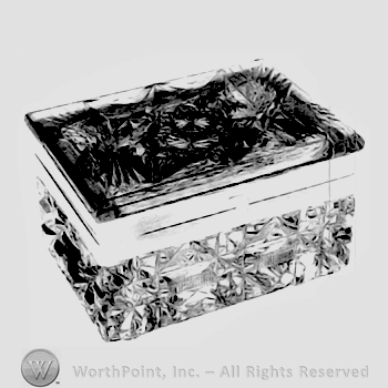 Glass pattern: unnamed; jewel box.