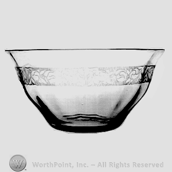 Glass pattern: unnamed; fingerbowl.