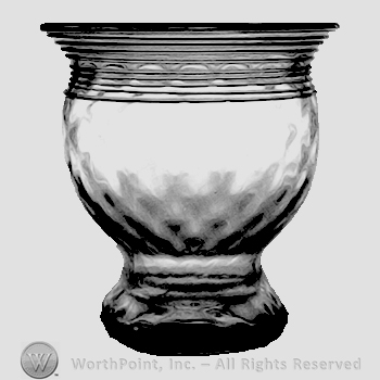 Glass pattern: unnamed; vase.