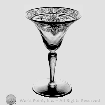 Glass pattern: unnamed; sherbet.