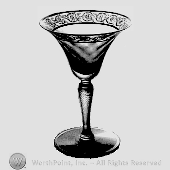 Glass pattern: unnamed; goblet.