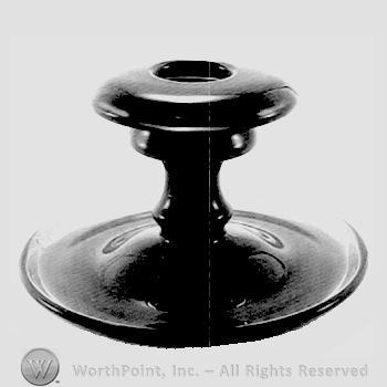Glass pattern: unnamed; candleholder.