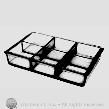 Glass pattern: unnamed; muffin pan.