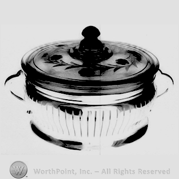 Glass pattern: unnamed; casserole.