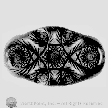 Glass pattern: Elsie; tray.