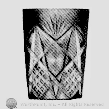 Glass pattern: Cut 173; tumbler.