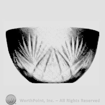 Glass pattern: Cut 164; finger bowl.
