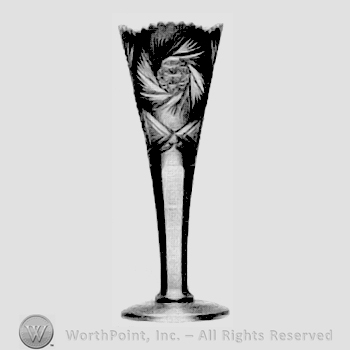 Glass pattern: Empire; vase.