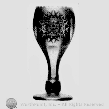 Glass pattern: Geneva; vase.