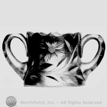 Glass pattern: Poppy; creamer.