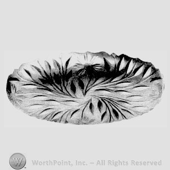 Glass pattern: Poppy; tray.