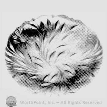 Glass pattern: Poppy; tray.