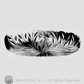 Glass pattern: Poppy; tray.
