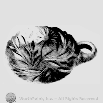Glass pattern: Poppy; tray.