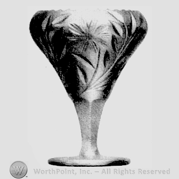 Glass pattern: Poppy; vase.