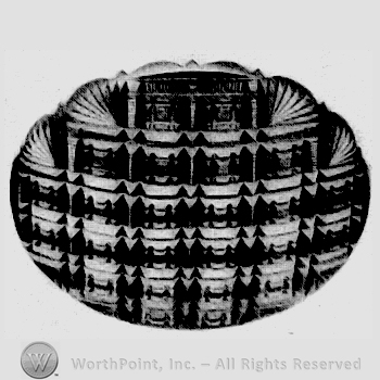 Glass pattern: King George; plate.