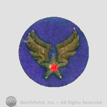 WWII US Army Air Force, Air Corps patch : US Army Air Corps.