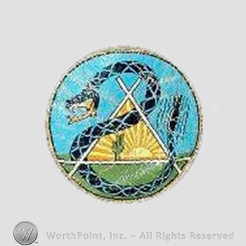 WWII US Army Air Force, Air Corps patch : AAF School, Combat Crew Combat Crew Training, Heavy Pyote Army Air Field Pyote AAF Air Base.