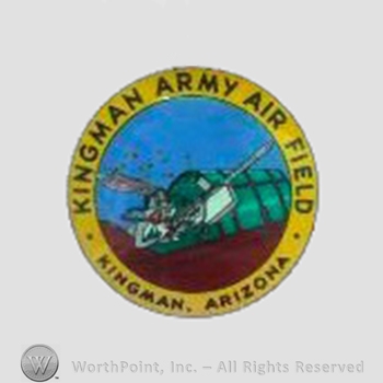 WWII US Army Air Force, Air Corps patch : AAF School, Gunnery Flexible, Gunnery School Kingman Army Air Field.
