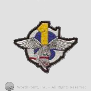 WWII US Army Air Force Numbered Units patch : 1st Air Commando Group.