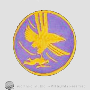 WWII US Army Air Force Numbered Units patch : 1st Troop Carrier Command "Vincit Qui Primum Gerit"