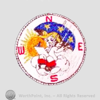 WWII US Army Air Force Numbered Units patch : 3rd Weather Squadron.