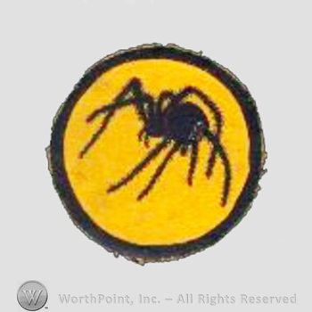 WWII US Army Air Force Numbered Units patch : 4th Bomb squadron, 34th Bomb Group.