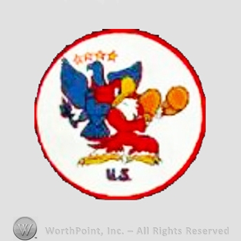 WWII US Army Air Force Numbered Units patch : 4th Fighter Group.