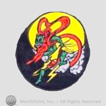 WWII US Army Air Force Numbered Units patch : 4th Pursuit Squadron.