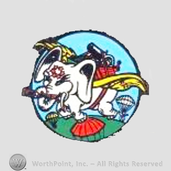 WWII US Army Air Force Numbered Units patch : 6th Combat Cargo Squadron; 2nd Combat Cargo Group.