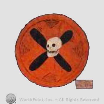 WWII US Army Air Force Numbered Units patch : 6th Night Fighter Squadron; 7th Air Force Pacific.